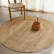 Tapis de sol du bureau de bureau de paille de fibre naturelle